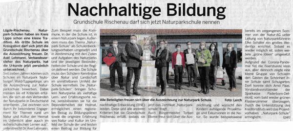 Bild vergr&ouml;&szlig;ern: Lippe aktuell vom 10. April 2021